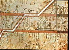 Frescoes from the tomb of Thutmose III.