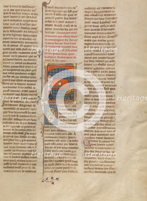 Funeral Procession for King Meliadus, about 1320-1340. Creator: Unknown.