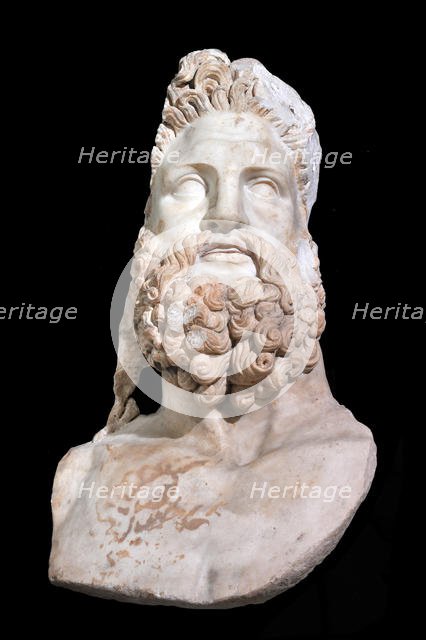 Bust of Jupiter, 1st century. Creator: Art of Ancient Rome, Classical sculpture  .