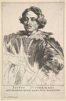 Portrait of Justus Suttermans, 17th century. Creator: Anthony van Dyck.