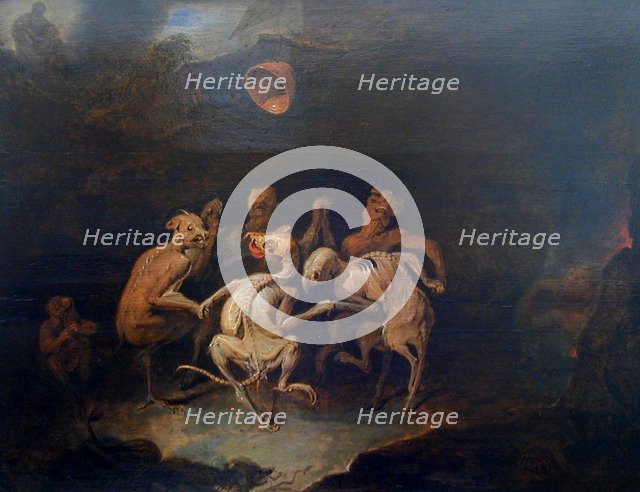 The demons. Artist: Ryckaert (Rijckaert), David (1612-1661)
