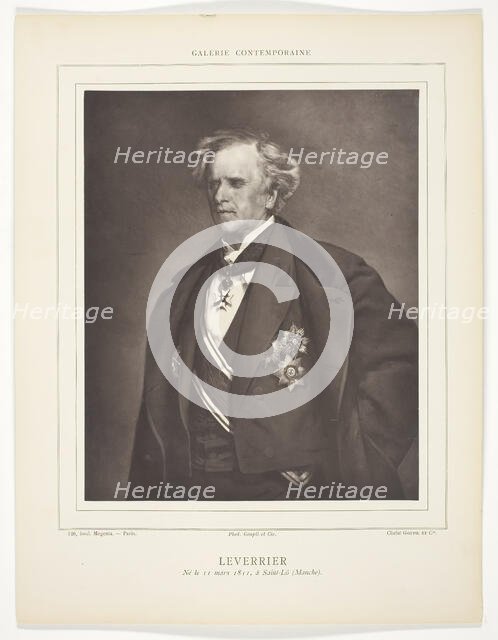 Leverrier, 1875/79. Creator: Goupil and Co.