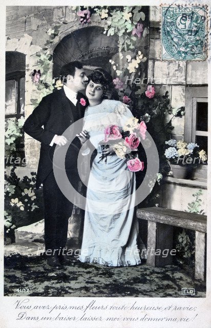 French romantic postcard, c1900. Artist: Unknown