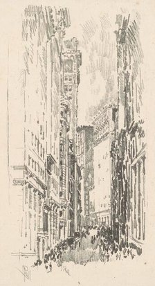 William Street, 1904. Creator: Joseph Pennell.