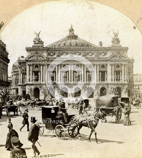 Grand Opera House, Paris, late 19th century.Artist: Griffith and Griffith
