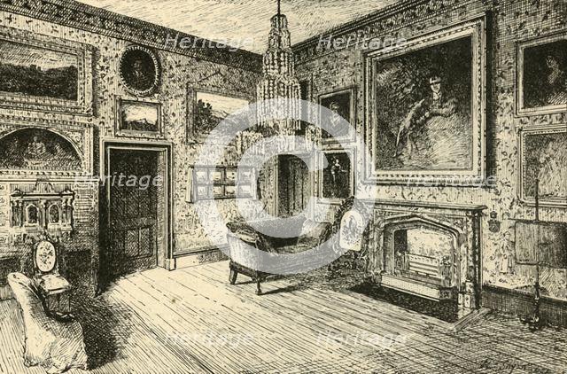 'The Drawing-Room at Abbotsford', 1882. Creator: Unknown.