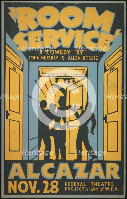 Room Service, San Francisco, 1938. Creator: Unknown.