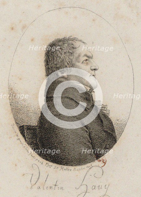 Valentin Haüy (1745-1822), 1806.