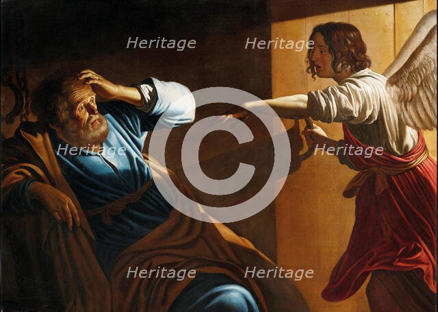 The Liberation of Saint Peter, c. 1616-1618. Creator: Honthorst, Gerrit, van (1590-1656).