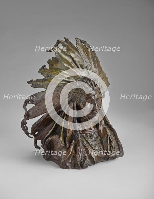 Chief Blackbird, Ogalalla Sioux. Creator: Adolph Alexander Weinman.