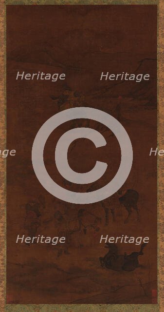 Tartar horsemen, Ming dynasty, 1368-1644. Creator: Unknown.