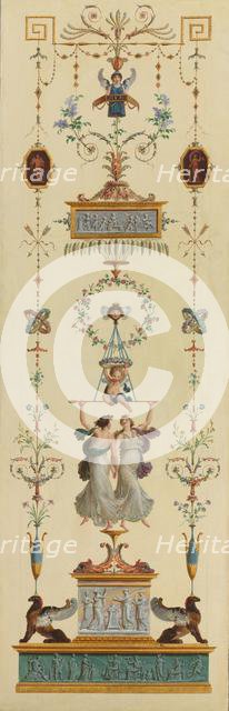 Decorative Panel, 1790s. Creator: Pierre Rousseau (French, 1751-1829).