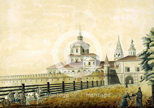The St. Andronik Monastery in Moscow', 1780s.