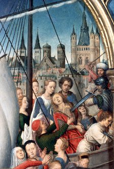 'St Ursula Shrine, Martyrdom', Detail, 1489. Artist: Hans Memling