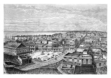 General view of San Juan Bautista, Puerto Rico, c1890.Artist: A Kohl