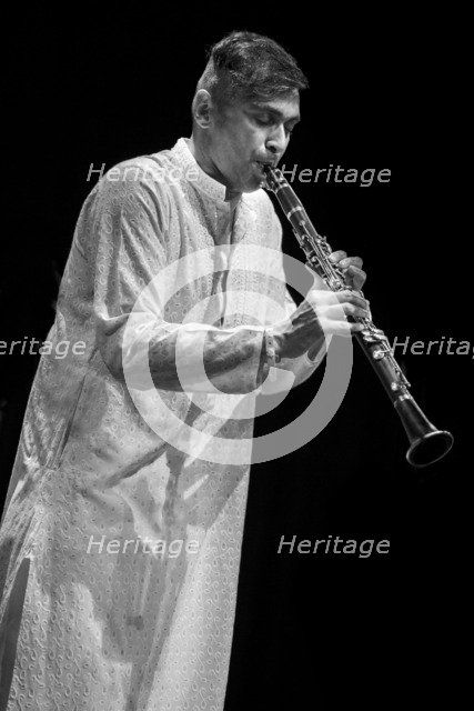 Arun Ghosh, 2018. Artist: Alan John Ainsworth.