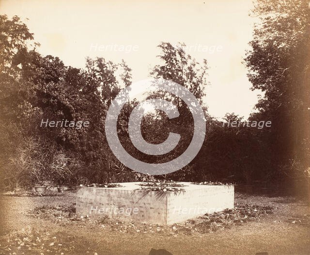 Tomb, Barrackpore, 1861. Creator: Unknown.