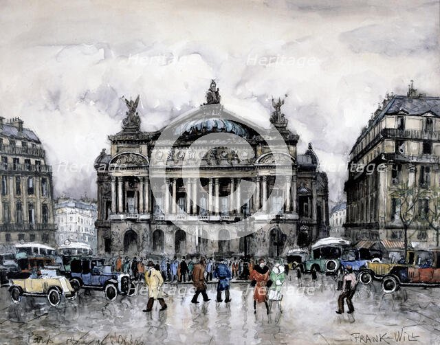 'Place of the Opera', c1900-1951. Artist: Frank Will
