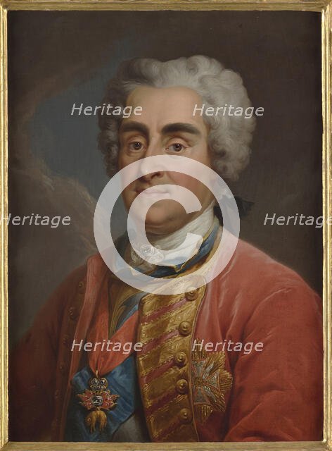 Portrait of Augustus II the Strong (1670-1733), 1768-1771. Creator: Bacciarelli, Marcello (1731-1818).