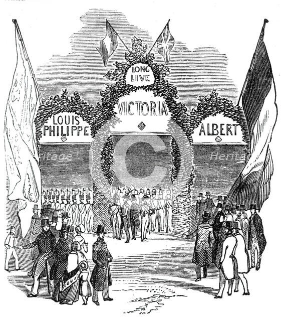 Arch at the Railway Station, Gosport, 1844. Creator: Stephen Sly.