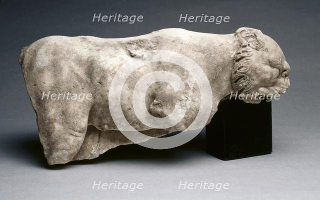 Fragment of a Panther, 100s BC. Creator: Unknown.