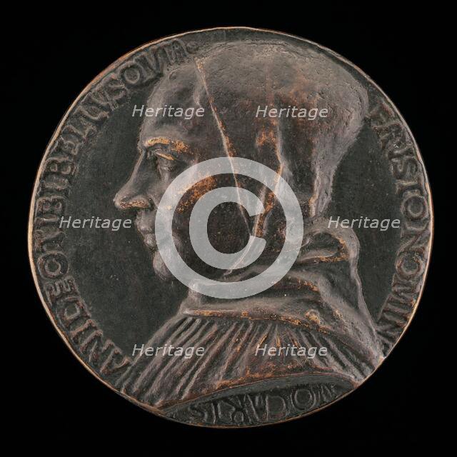 Fra Alberto Belli, died 1482 [obverse], c. 1497. Creators: Niccolo Fiorentino, Unknown.