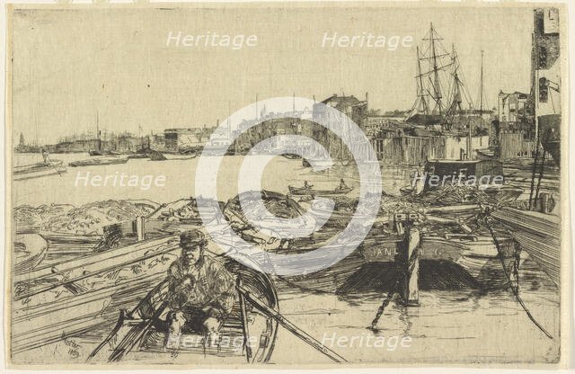 The Pool, 1859. Creator: James Abbott McNeill Whistler.