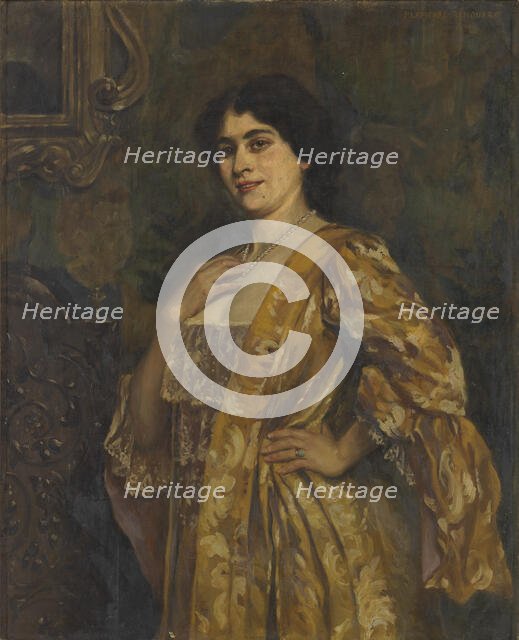 Portrait de femme, c.1911. Creator: Paul Marie Lapierre-Renouard.