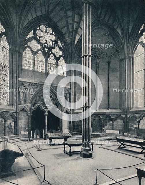 'The Chapter-House, Westminster', 1902. Artist: Unknown.