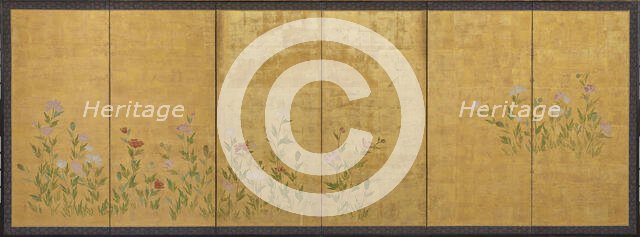 Pink and red poppies, Edo period, 1615-1868. Creator: Unknown.