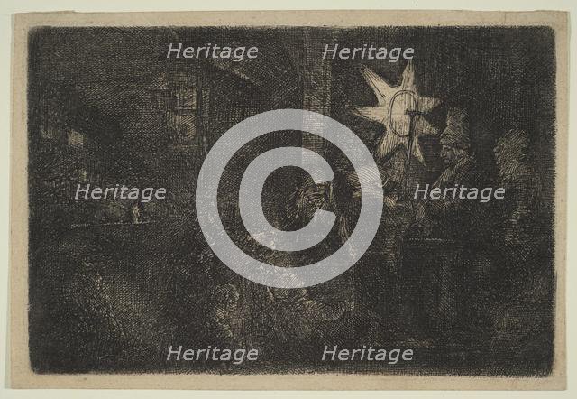 The Star of Kings: A Night Piece, ca. 1651. Creator: Rembrandt Harmensz van Rijn.
