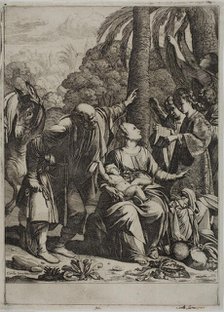 Rest on the Flight into Egypt, 1620/30. Creator: Jean Leclerc.