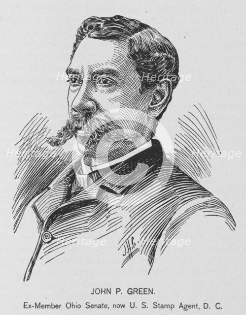 John P. Green; Ex-member Ohio Senate, now U.S. Stamp Agent, D.C., 1902. Creator: J. H. Cunningham.