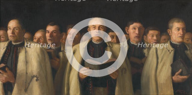 Hear Our Voice, O Lord Our God, 1930. Creator: Stefan Straka.