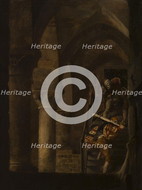 Le Guet-apens, 1869. Creator: Louis Leloir.