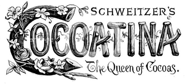 Advertisement for Schweitzer’s Cocoatina, 1890. Creator: Unknown.