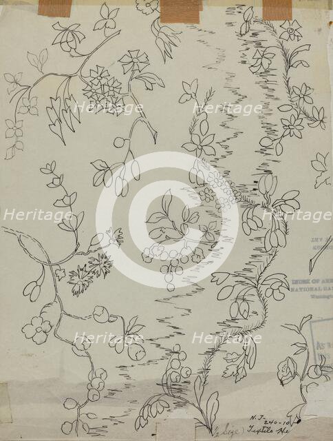 Textile, 1935/1942. Creator: Unknown.