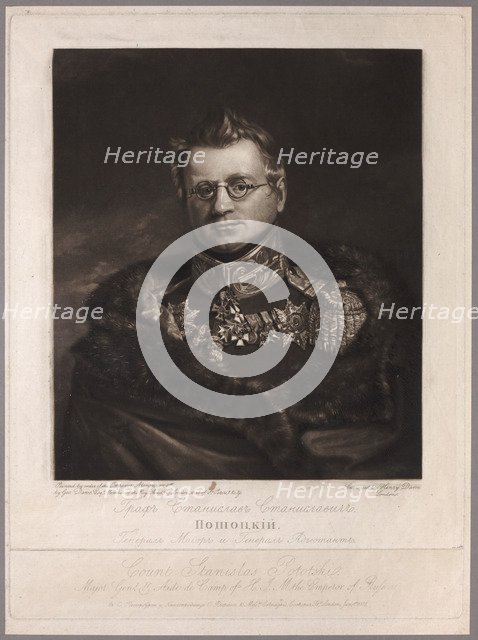Portrait of Count Stanislaw Potocki (1782-1831).