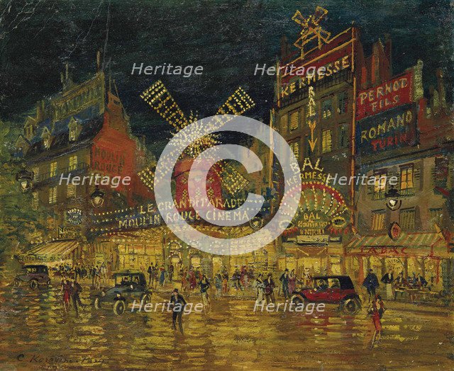 Moulin Rouge, Paris .