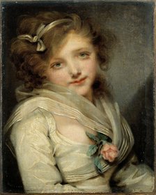 Portrait de jeune fille, c1795. Creator: Jean-Baptiste Greuze.