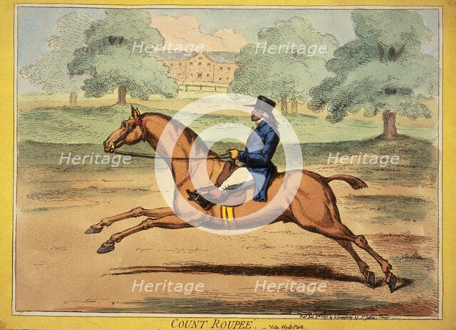 'Count Roupee', 1797. Creator: James Gillray.