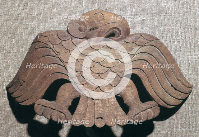 Scythian cedar wood saddle ornament, 5th century BC. Artist: Unknown