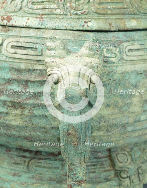 Bronze gui with animal head handles, late Western Zhou dynasty, China, 9th-8th century BC. Artist: Unknown