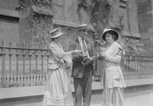 Chorus girls selling tickets, between c1915 and c1920. Creator: Bain News Service.