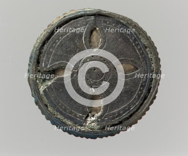 Disk Brooch, Frankish, 6th century. Creator: Unknown.