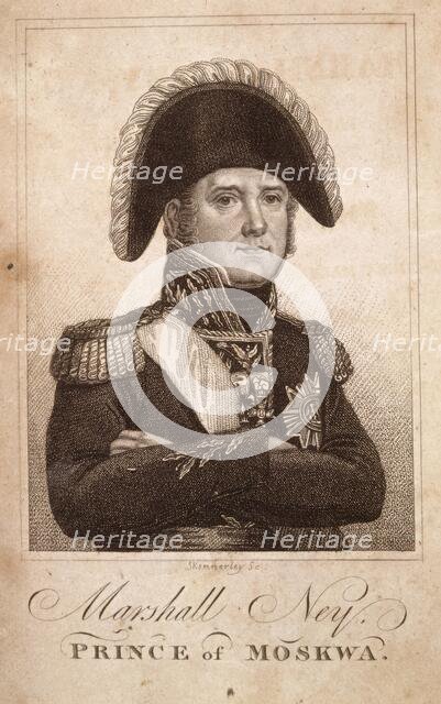 Marshall Ney, Prince of Moskwa, c1800, (1816).  Creator: J. Kennerly.