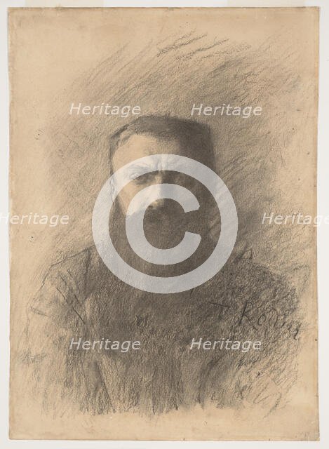 Self-Portrait, 1898. Creator: Rodin, Auguste (1840-1917).