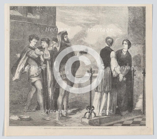 Rivalry, from "Illustrated Times", September 12, 1857. Creator: Henry Duff Linton.