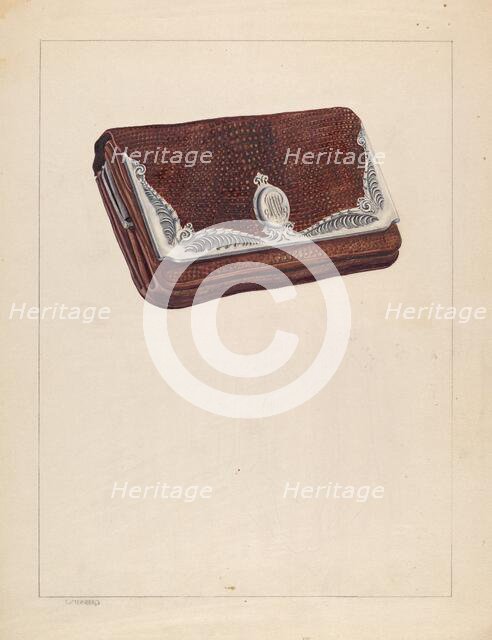 Purse, 1935/1942. Creator: Isidore Steinberg.