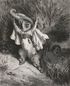 Illustration for Le Maître chat ou le chat botté by Charles Perrault.